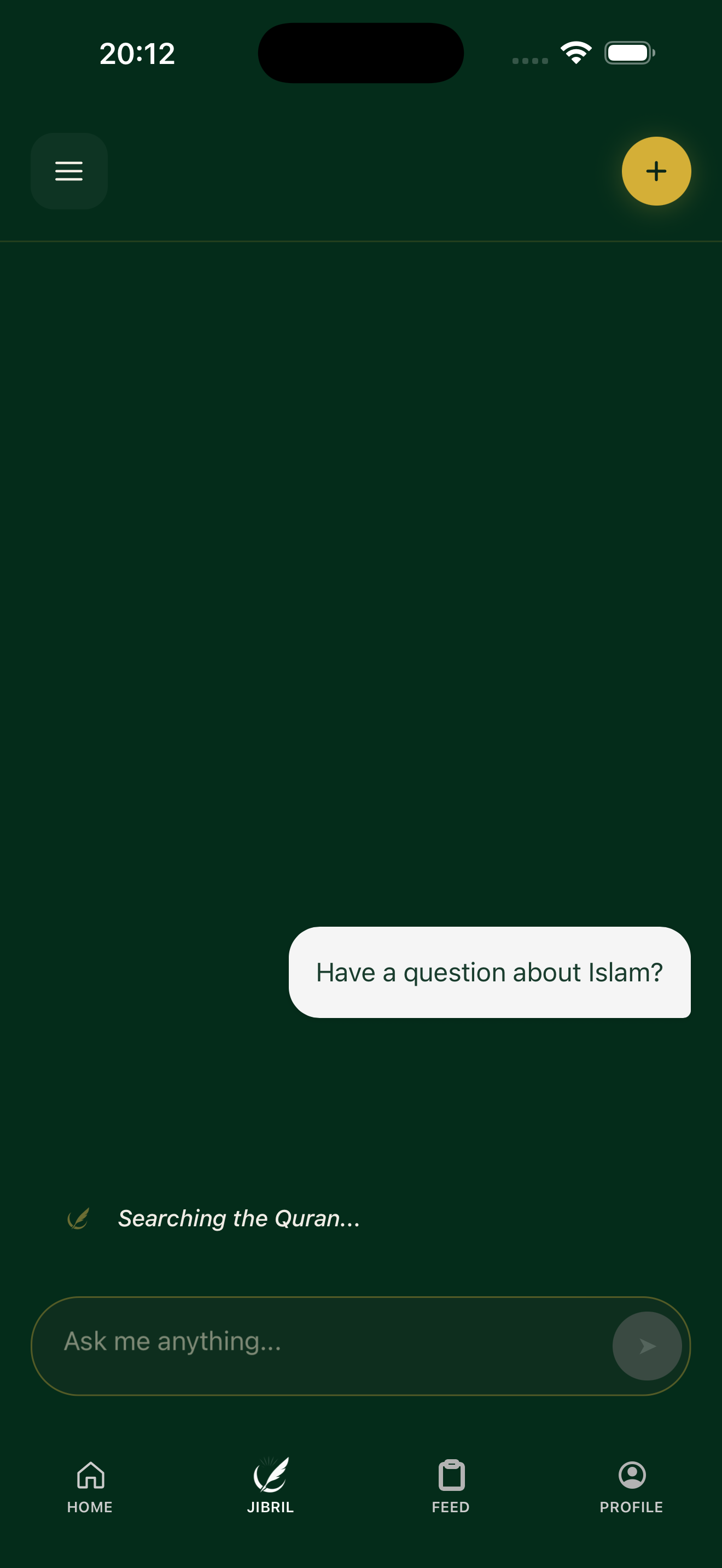 JIBRIL searching the Quran